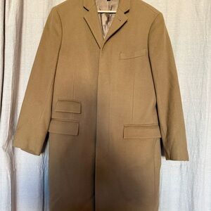 J. Crew Men's Tan Top Coat